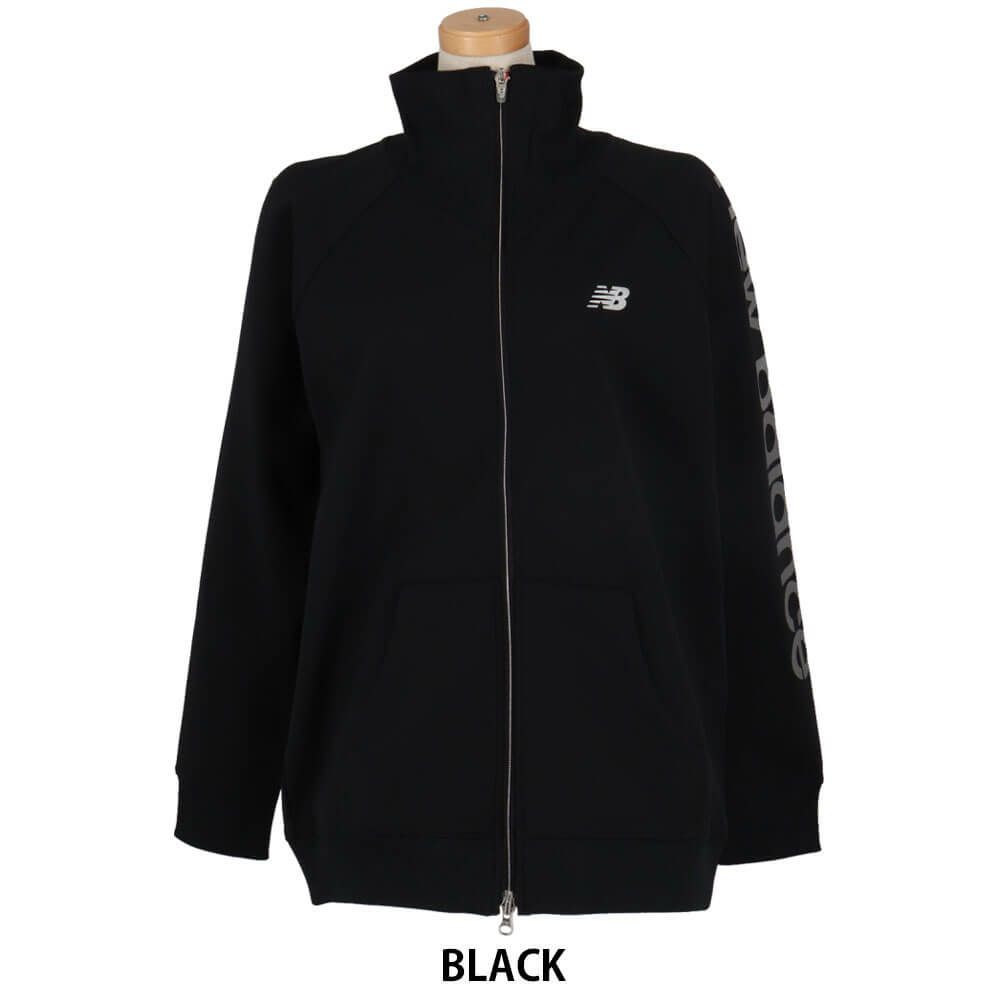 ニューバランスゴルフ　レディース ビッグロゴ 長袖 スウェット スタンドジップ ブルゾン 012-5162501　2025年モデル 詳細4