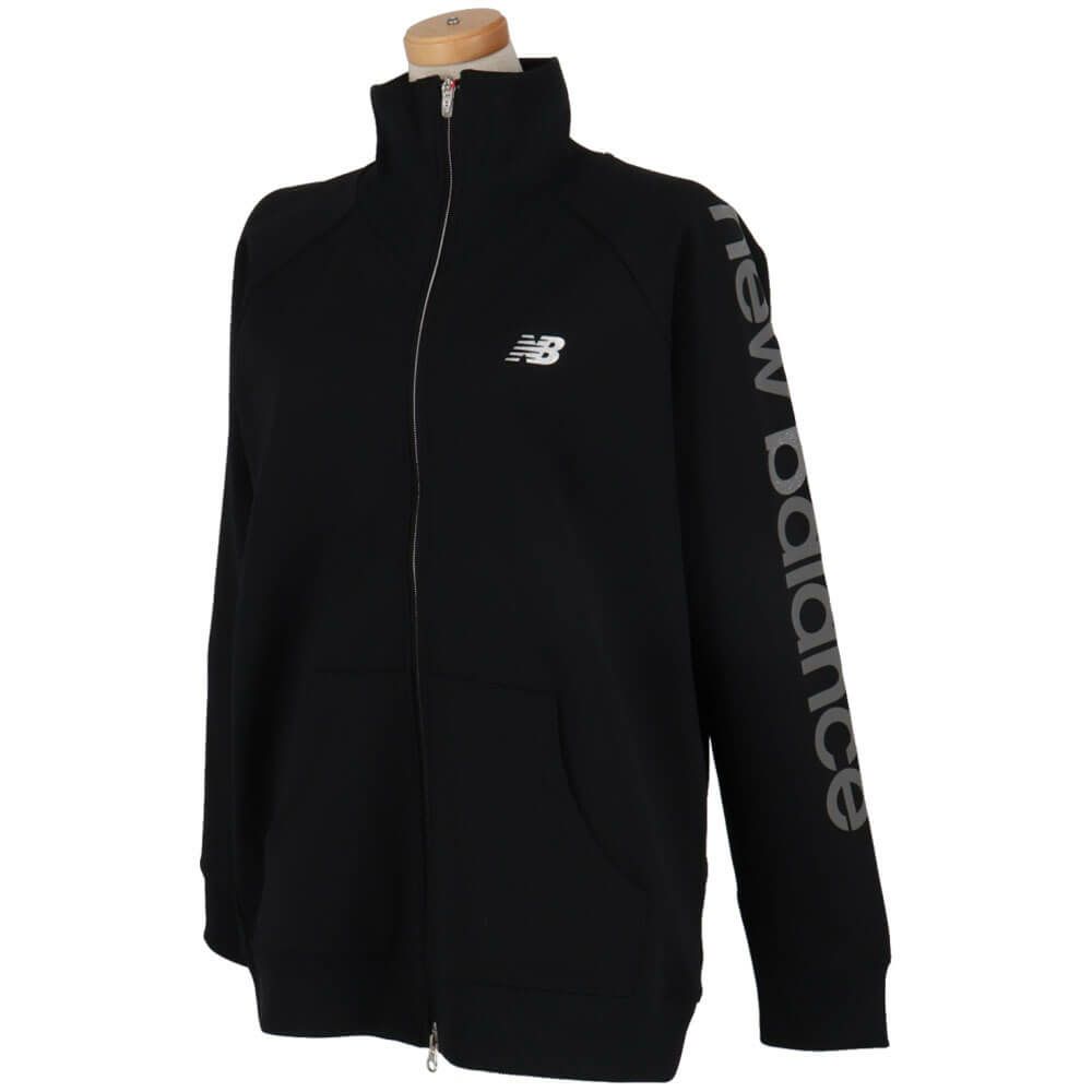 ニューバランスゴルフ　レディース ビッグロゴ 長袖 スウェット スタンドジップ ブルゾン 012-5162501　2025年モデル 詳細6