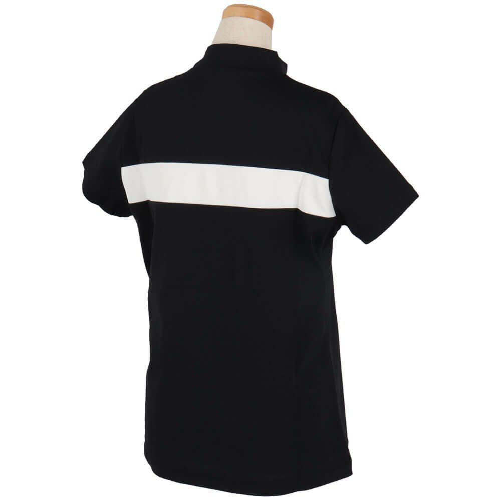 ニューバランスゴルフ　レディース ラインデザイン 半袖 モックネックシャツ 012-5166501　2025年モデル 詳細2