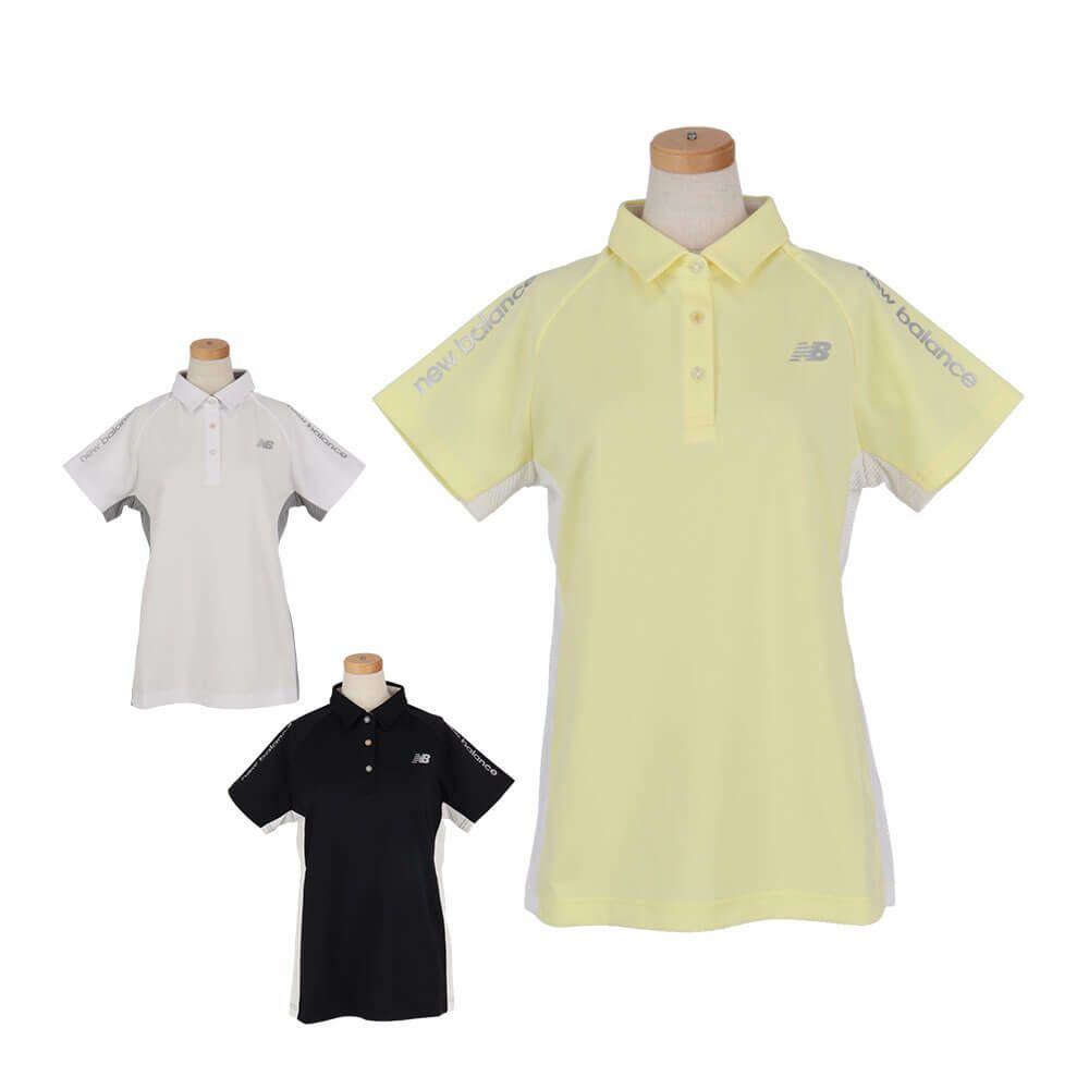 ニューバランスゴルフ　レディース ロゴプリント 半袖 ポロシャツ 012-5168502　2025年モデル