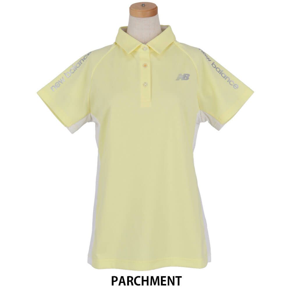 ニューバランスゴルフ　レディース ロゴプリント 半袖 ポロシャツ 012-5168502　2025年モデル 詳細1