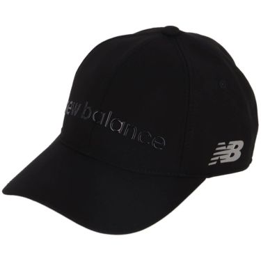 ニューバランスゴルフ　ロゴデザイン シックスパネル キャップ 012-5987001 010 BLACK　2025年モデル 詳細1