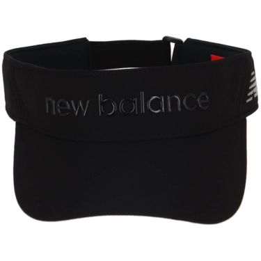 ニューバランスゴルフ　ロゴデザイン バイザー 012-5987002 010 BLACK　2025年モデル 詳細3