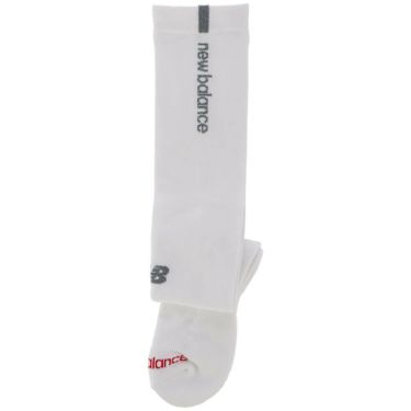 ニューバランスゴルフ　ロゴデザイン レディース ハイソックス 012-5986502 030 WHITE　2025年モデル WHITE