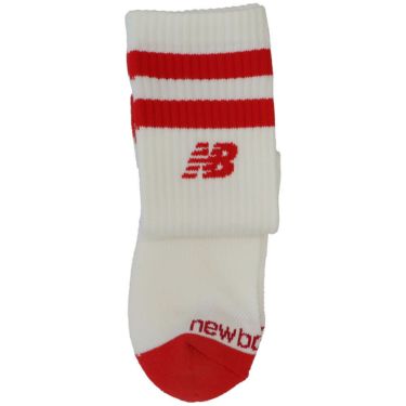 ニューバランスゴルフ　ボーダー柄 レディース ミドルソックス 012-5986504 101 DRIFTRED　2025年モデル DRIFTRED
