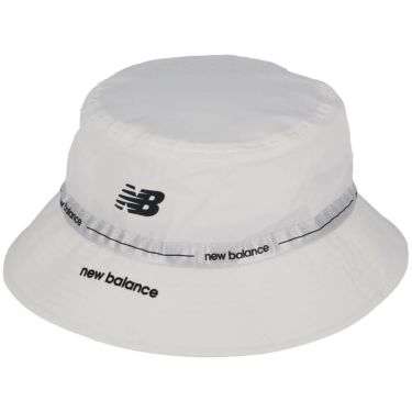 ニューバランスゴルフ　ロゴテープ レディース バケットハット 012-5987501 030 WHITE　2025年モデル 詳細1
