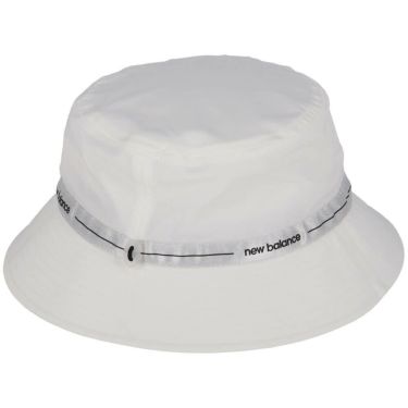 ニューバランスゴルフ　ロゴテープ レディース バケットハット 012-5987501 030 WHITE　2025年モデル 詳細2