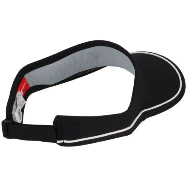 ニューバランスゴルフ　ロゴデザイン レディース バイザー 012-5987503 010 BLACK　2025年モデル 詳細2