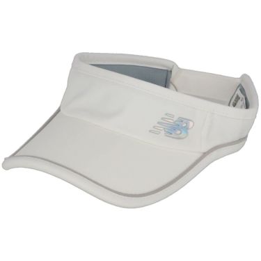 ニューバランスゴルフ　ロゴデザイン レディース バイザー 012-5987503 030 WHITE　2025年モデル 詳細1
