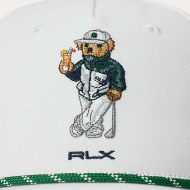 RLX GOLF　メンズ ポロベア　ロープキャップ 100 ホワイト　2025年モデル 詳細3