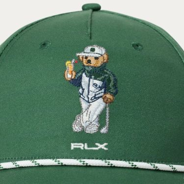 RLX GOLF　メンズ ポロベア　ロープキャップ 300 グリーン　2025年モデル 詳細3