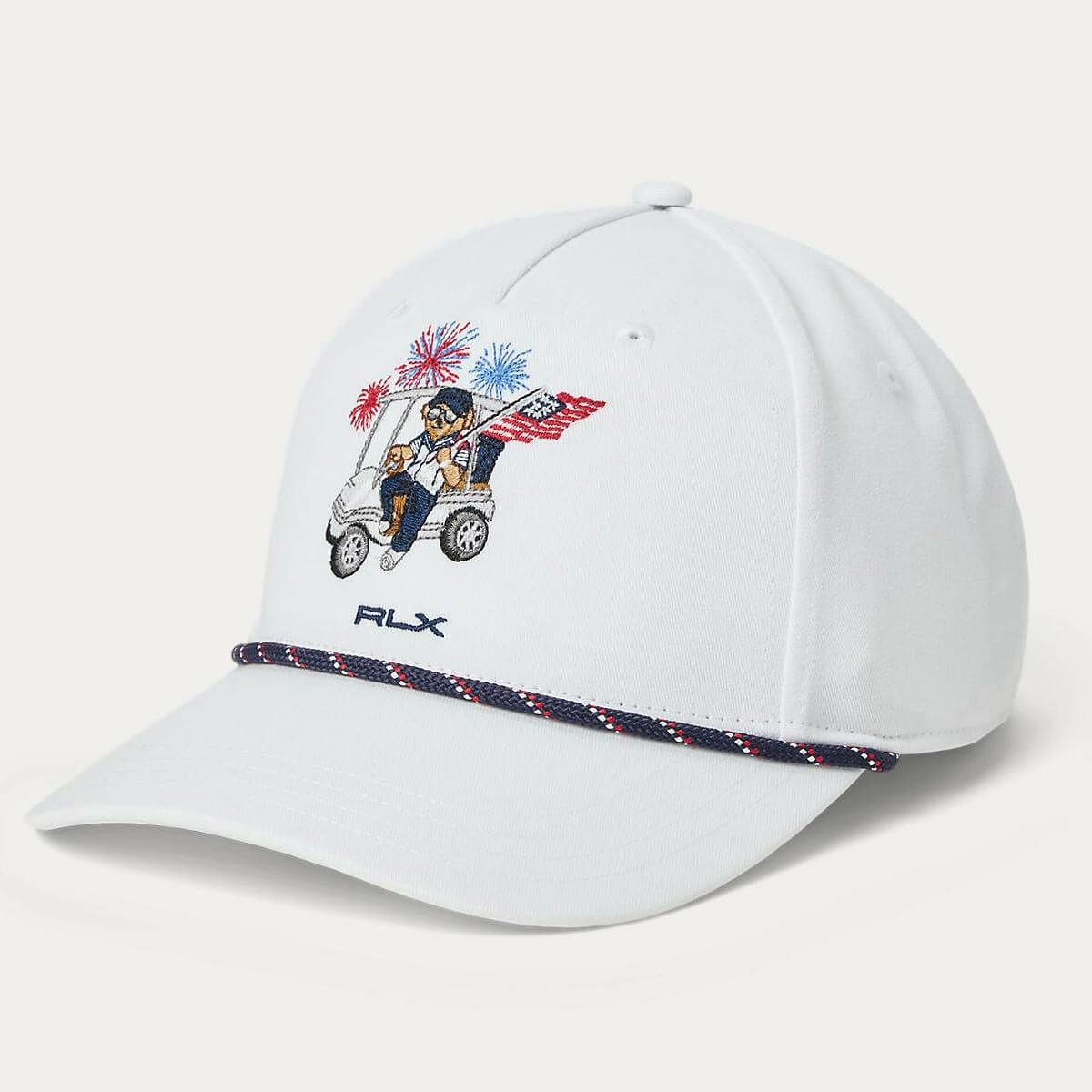 RLX GOLF　メンズ ポロベア　ロープキャップ 100 ホワイト　2025年モデル 詳細1