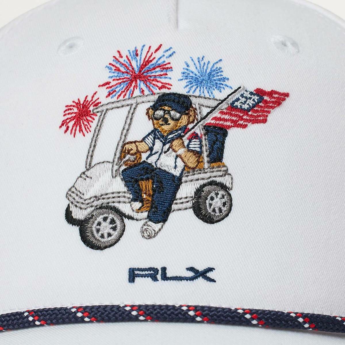 RLX GOLF　メンズ ポロベア　ロープキャップ 100 ホワイト　2025年モデル 詳細3