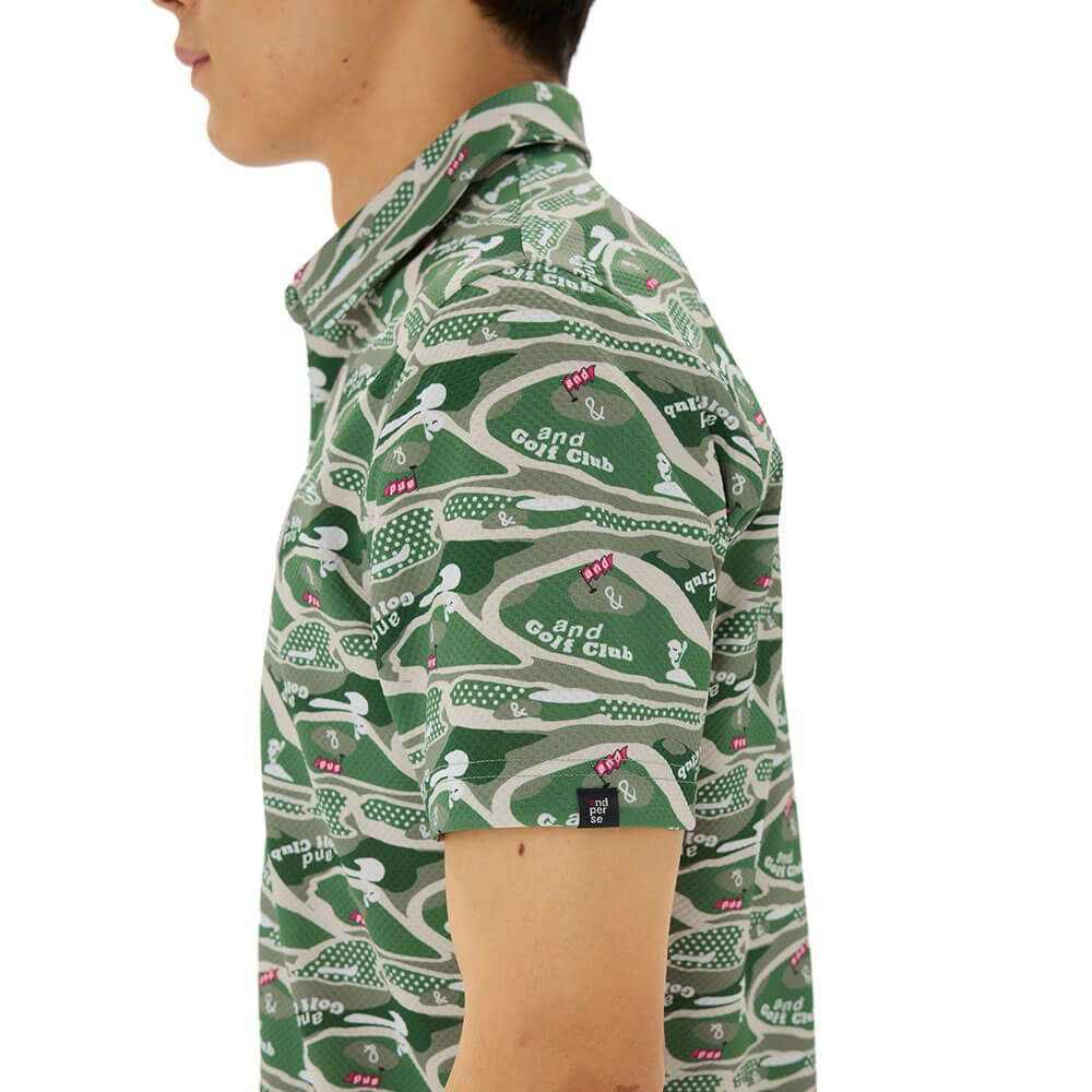 アンパスィ and per se　メンズ スイングドライディンプル 半袖 ポロシャツ AMS9625X2　2025年モデル 詳細8