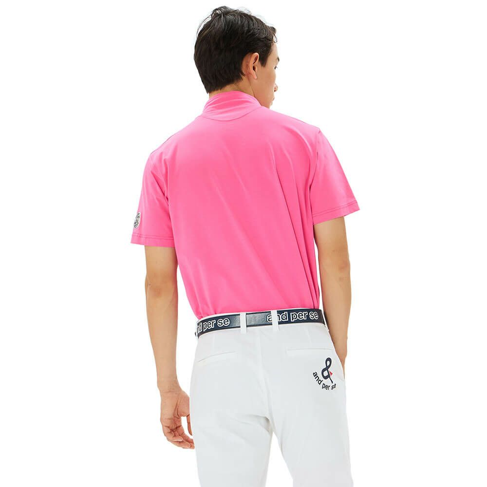 アンパスィ and per se　メンズ リファインドライ 半袖 モックネックシャツ AMS9505V5　2025年モデル 詳細7