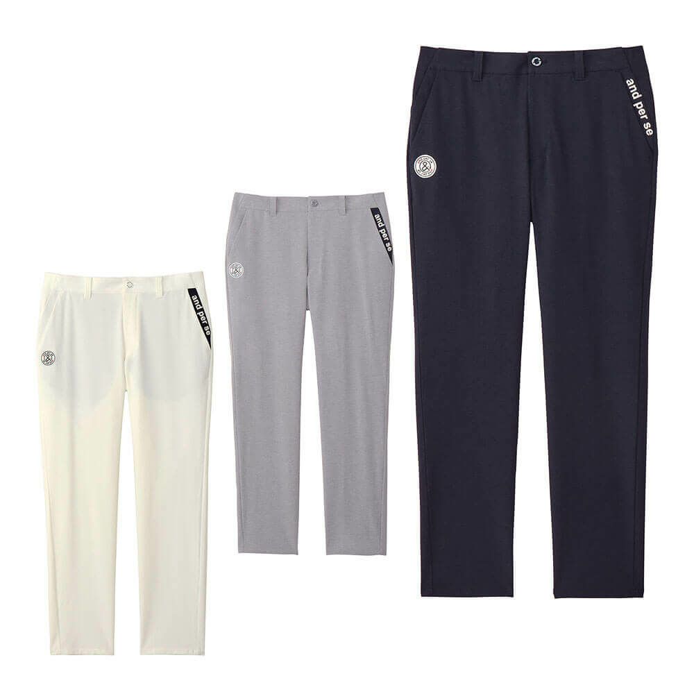 アンパスィ and per se　メンズ ショットスムーザー ロングパンツ AMS5005E3　2025年モデル 詳細1