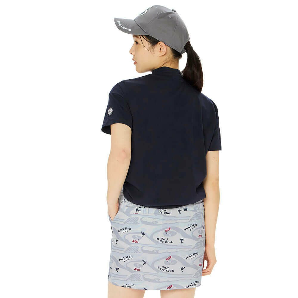 アンパスィ and per se　レディース リファインドライFIBO 半袖 モックネックシャツ AFS9515V5　2025年モデル 詳細5