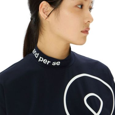 アンパスィ and per se　レディース リファインドライFIBO 半袖 モックネックシャツ AFS9515V5　2025年モデル 詳細8