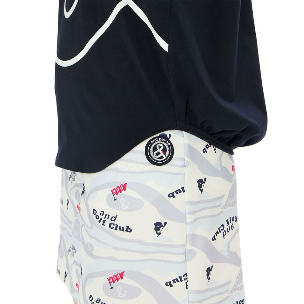 アンパスィ and per se　レディース リファインドライFIBO 半袖 モックネックシャツ AFS9515V5　2025年モデル 詳細9