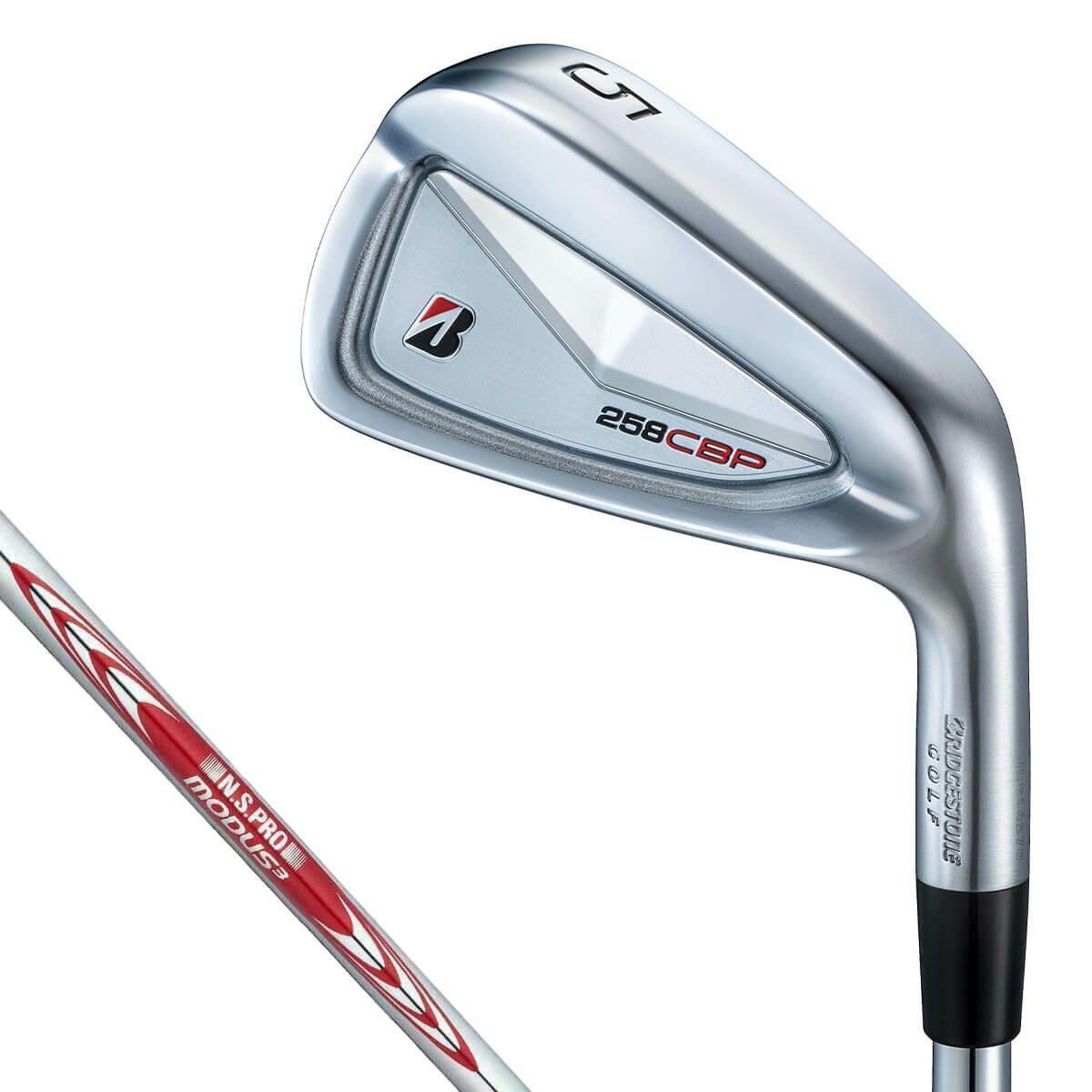 ブリヂストン　258CBP アイアン　6本セット（＃5～9、PW）　N.S.PRO MODUS3 TOUR 105 DUAL FLOW シャフト スチールシャフト