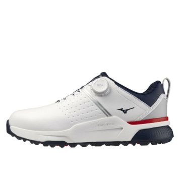 ミズノ MIZUNO　ハザード エナジー ボア メンズ スパイクレス ゴルフシューズ 51GQ2501 01　2025年モデル 詳細1