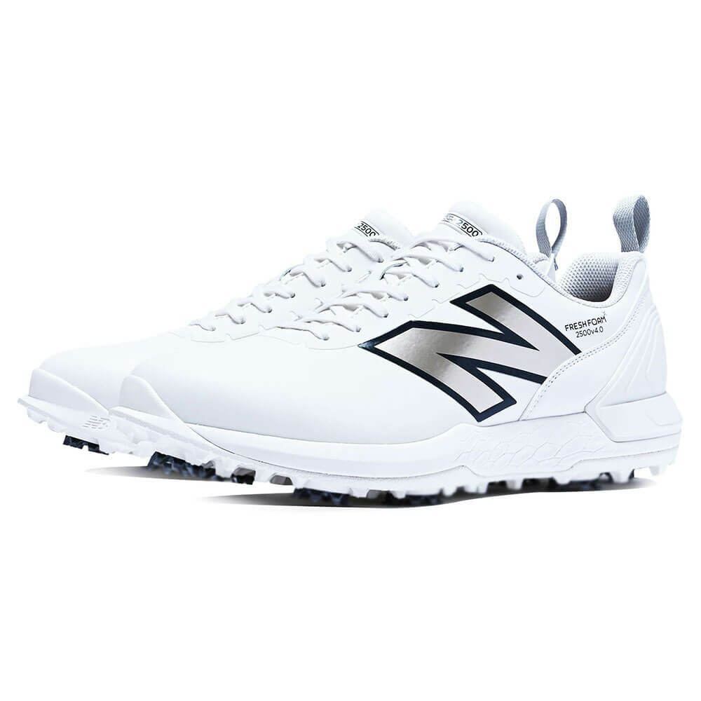 ニューバランスゴルフ　フレッシュフォームX 2500 v4 ゴルフシューズ UG2500 C4 WHITE/GOLD 詳細1