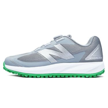 ニューバランスゴルフ　フューエルセル 1001 v5 ボア メッシュ スパイクレス ゴルフシューズ UGS1001 E GRAY/GREEN 詳細4