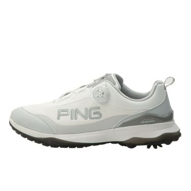 ピン PING　アリゾナ ブレードソール　メンズ ゴルフシューズ 621-5992201 030 ホワイト　2025年モデル 詳細1