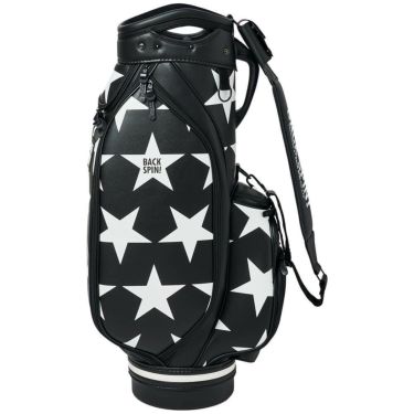 バックスピンゴルフ BACK SPIN! GOLF　BIG STAR TOUR ビッグスター ツアー キャディバッグ BSBD02C106 BLACK×WHITE　2025年モデル ブラック×ホワイト 詳細3