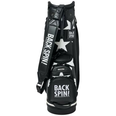 バックスピンゴルフ BACK SPIN! GOLF　BIG STAR TOUR ビッグスター ツアー キャディバッグ BSBD02C106 BLACK×WHITE　2025年モデル ブラック×ホワイト 詳細4