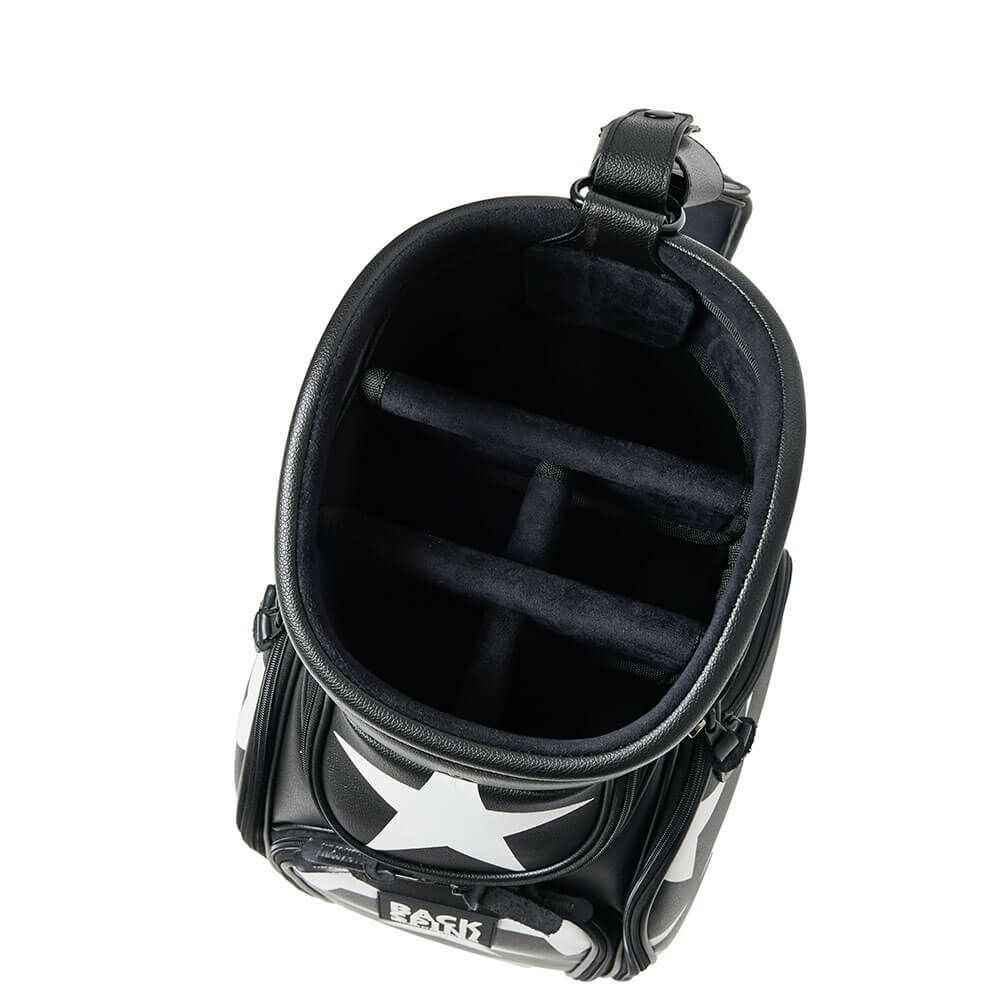 バックスピンゴルフ BACK SPIN! GOLF　BIG STAR TOUR ビッグスター ツアー キャディバッグ BSBD02C106 BLACK×WHITE　2025年モデル ブラック×ホワイト 詳細7