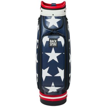 バックスピンゴルフ BACK SPIN! GOLF　BIG STAR TOUR ビッグスター ツアー キャディバッグ BSBD02C106 NAVY×WHITE　2025年モデル ネイビー×ホワイト 詳細2
