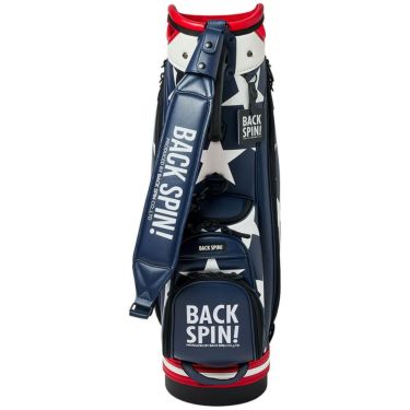 バックスピンゴルフ BACK SPIN! GOLF　BIG STAR TOUR ビッグスター ツアー キャディバッグ BSBD02C106 NAVY×WHITE　2025年モデル ネイビー×ホワイト 詳細4