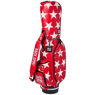 バックスピンゴルフ BACK SPIN! GOLF　BIG STAR TOUR ビッグスター ツアー キャディバッグ BSBD02C106 RED×WHITE　2025年モデル レッド×ホワイト 詳細5