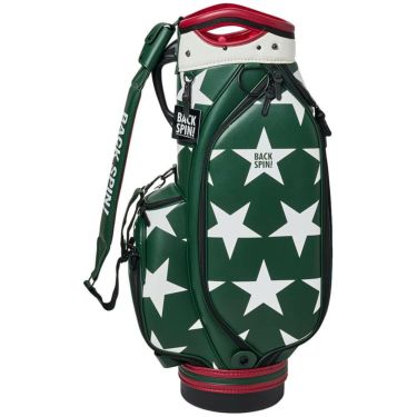 バックスピンゴルフ BACK SPIN! GOLF　BIG STAR TOUR ビッグスター ツアー キャディバッグ BSBD02C106 GREEN×WHITE　2025年モデル グリーン×ホワイト 詳細1