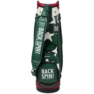バックスピンゴルフ BACK SPIN! GOLF　BIG STAR TOUR ビッグスター ツアー キャディバッグ BSBD02C106 GREEN×WHITE　2025年モデル グリーン×ホワイト 詳細4