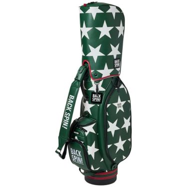 バックスピンゴルフ BACK SPIN! GOLF　BIG STAR TOUR ビッグスター ツアー キャディバッグ BSBD02C106 GREEN×WHITE　2025年モデル グリーン×ホワイト 詳細5