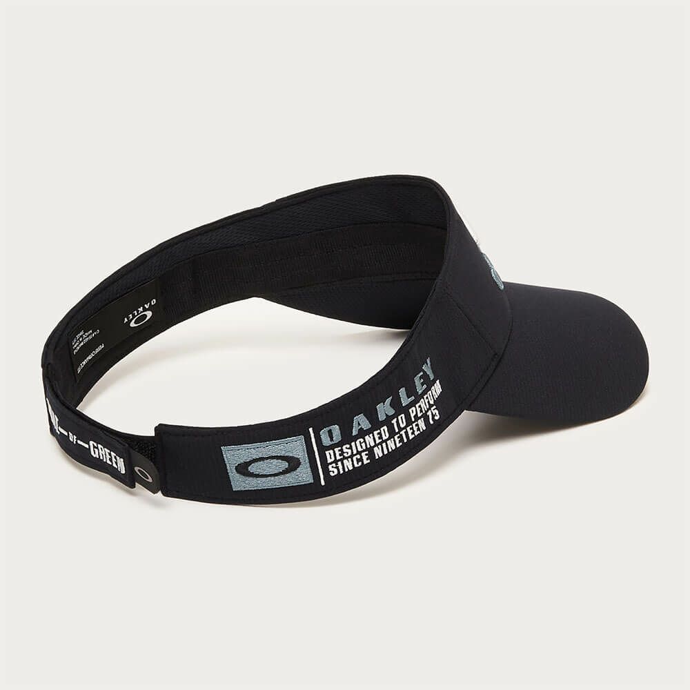 オークリー OAKLEY　メンズ FIXED VISOR 25.0 立体刺繍ロゴ サンバイザー FOS902027 02E BLACKOUT　2025年モデル 詳細2