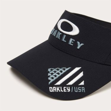 オークリー OAKLEY　メンズ FIXED VISOR 25.0 立体刺繍ロゴ サンバイザー FOS902027 02E BLACKOUT　2025年モデル 詳細3