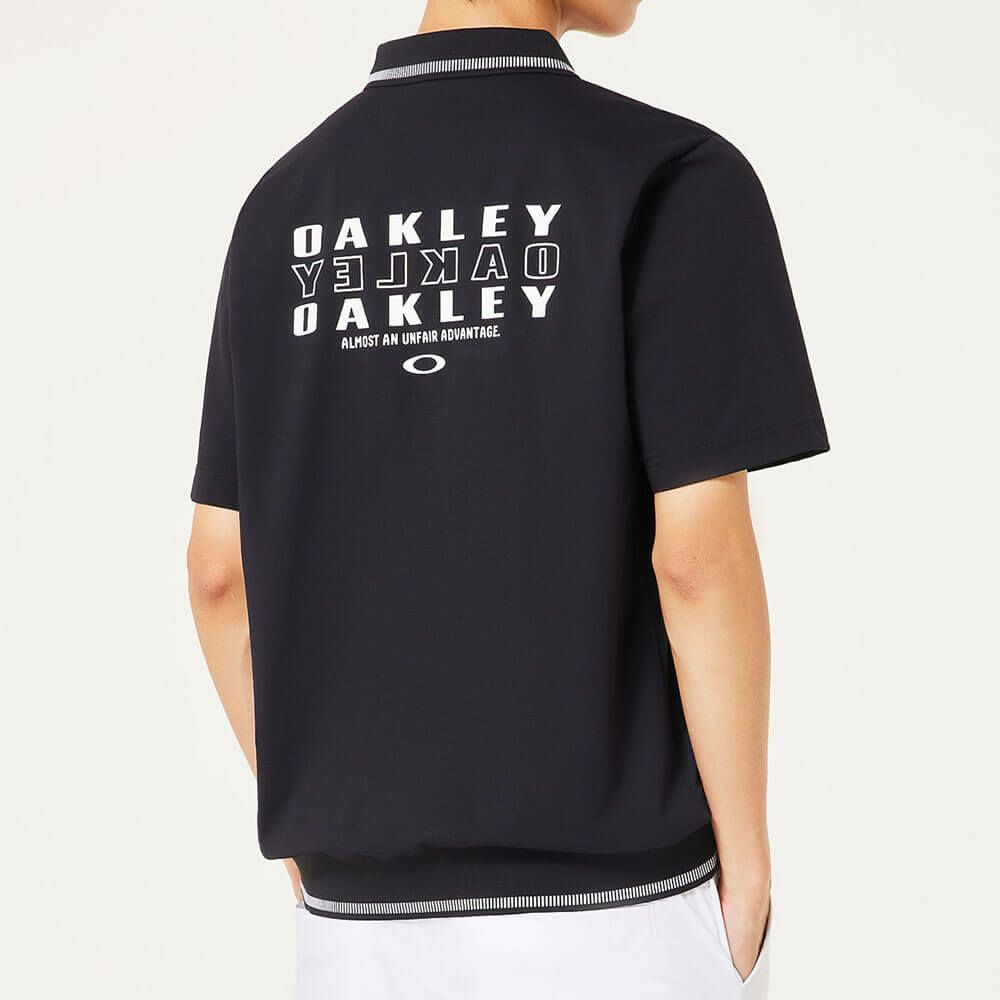 オークリー OAKLEY　メンズ ロゴプリント 半袖 リブ衿 ポロシャツ FOA407601　2025年モデル 詳細3