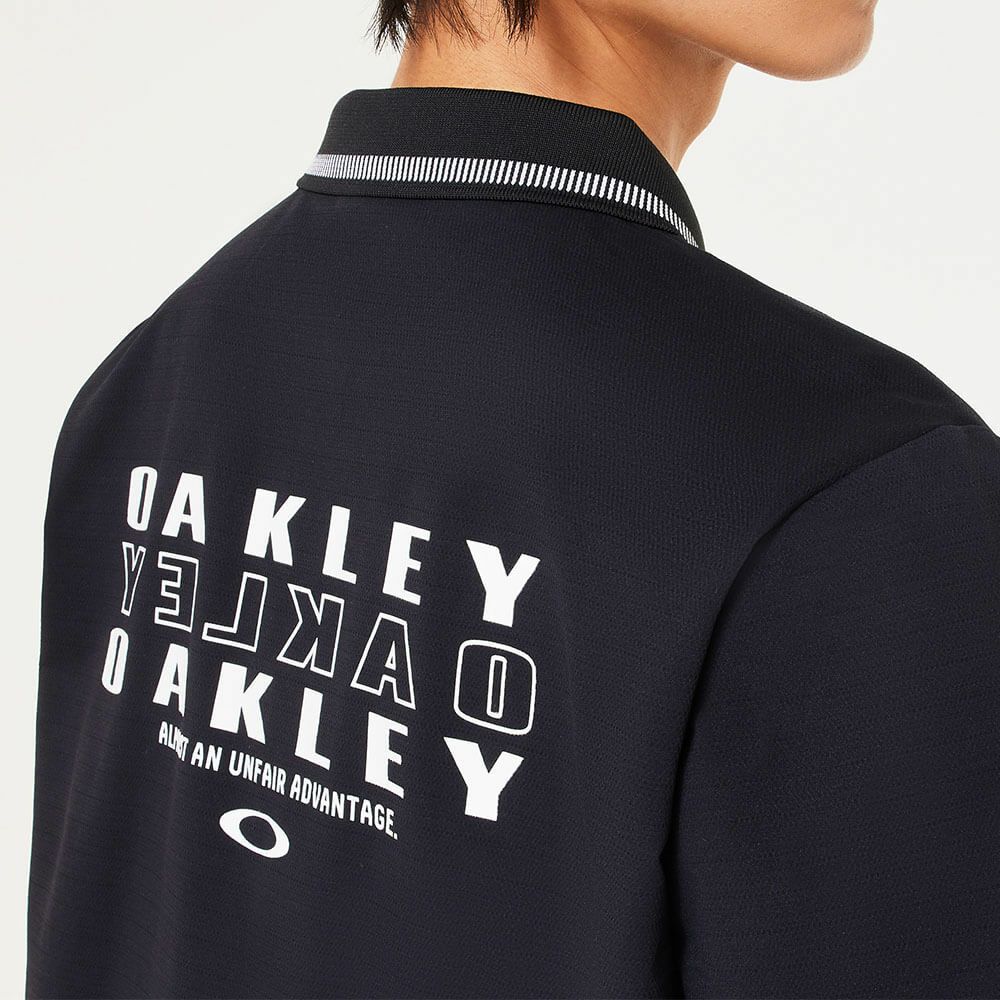 オークリー OAKLEY　メンズ ロゴプリント 半袖 リブ衿 ポロシャツ FOA407601　2025年モデル 詳細5