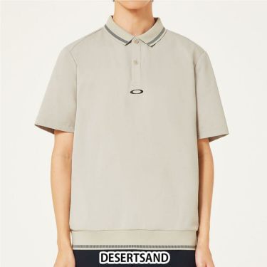 オークリー OAKLEY　メンズ ロゴプリント 半袖 リブ衿 ポロシャツ FOA407601　2025年モデル 詳細7