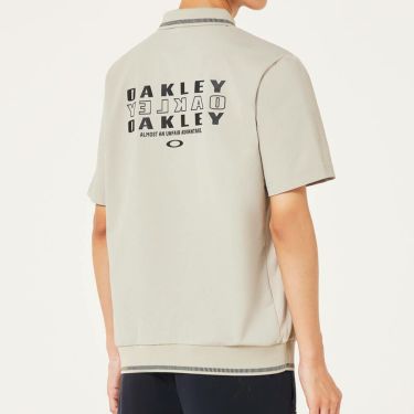 オークリー OAKLEY　メンズ ロゴプリント 半袖 リブ衿 ポロシャツ FOA407601　2025年モデル 詳細8