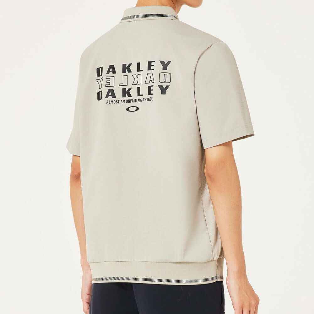 オークリー OAKLEY　メンズ ロゴプリント 半袖 リブ衿 ポロシャツ FOA407601　2025年モデル 詳細8