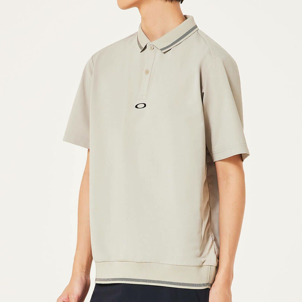 オークリー OAKLEY　メンズ ロゴプリント 半袖 リブ衿 ポロシャツ FOA407601　2025年モデル 詳細9