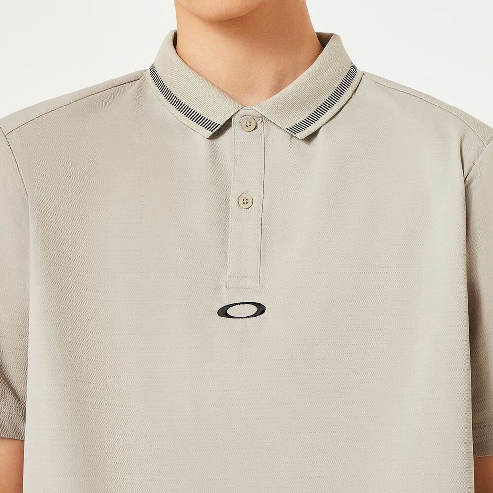 オークリー OAKLEY　メンズ ロゴプリント 半袖 リブ衿 ポロシャツ FOA407601　2025年モデル 詳細10