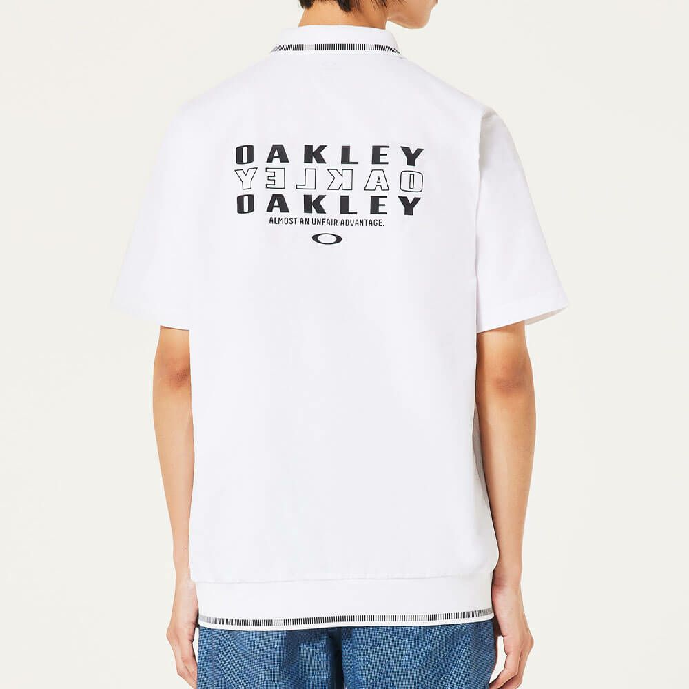 オークリー OAKLEY　メンズ ロゴプリント 半袖 リブ衿 ポロシャツ FOA407601　2025年モデル 詳細14