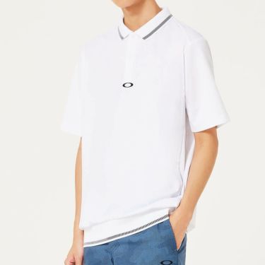 オークリー OAKLEY　メンズ ロゴプリント 半袖 リブ衿 ポロシャツ FOA407601　2025年モデル 詳細15