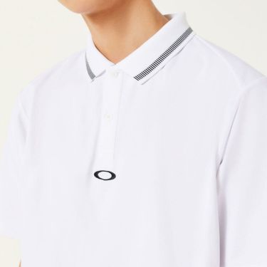 オークリー OAKLEY　メンズ ロゴプリント 半袖 リブ衿 ポロシャツ FOA407601　2025年モデル 詳細16