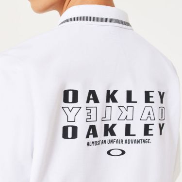 オークリー OAKLEY　メンズ ロゴプリント 半袖 リブ衿 ポロシャツ FOA407601　2025年モデル 詳細17